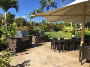 Westin Kauai bbq area