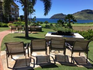 Marriott's Hawaii fire pit