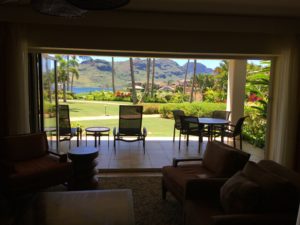 Marriott living room Hawaii