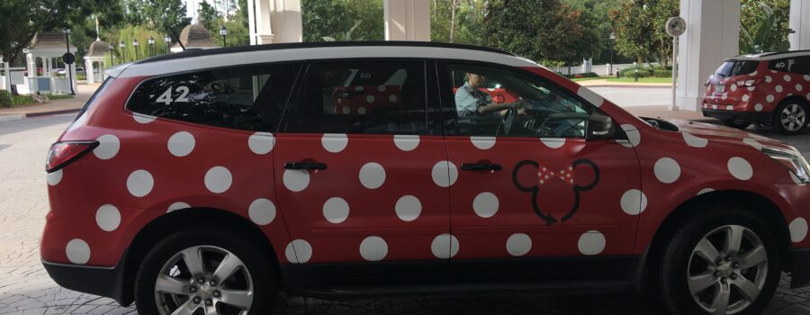 Disney Mini Vans at Disney World