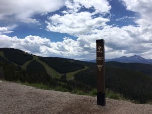 Vail Colorado elevation sign
