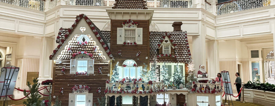 A Sweet Holiday Marvel: The Life-Sized Gingerbread House at Disney’s Grand Floridian Resort