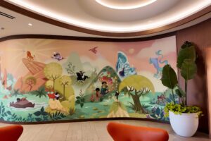 The Magical Artwork Throughout the Disneyland Hotel