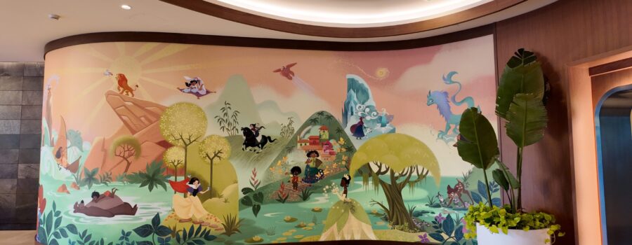 The Magical Artwork Throughout the Disneyland Hotel