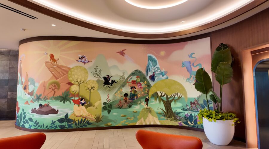 The Magical Artwork Throughout the Disneyland Hotel