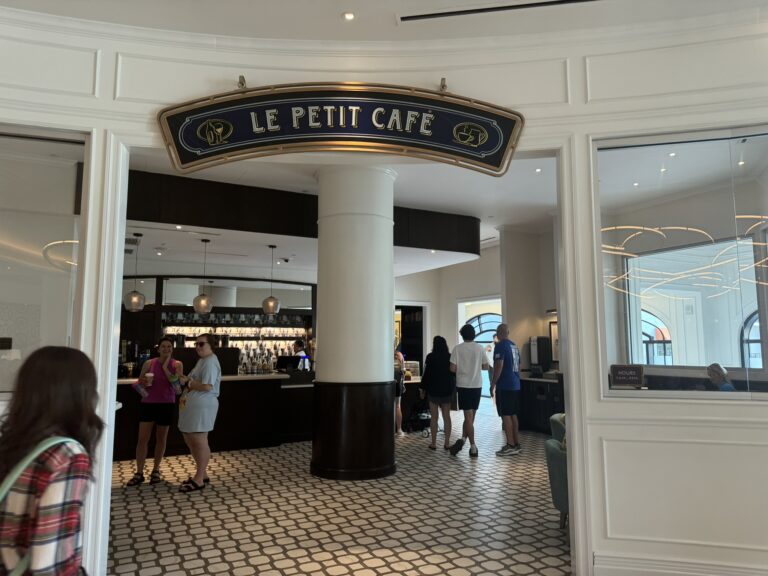 DIsney Riviera's Le Petit Cafe Entrance