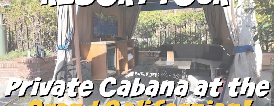 What’s Included in the Private Cabanas at the Grand Californian?