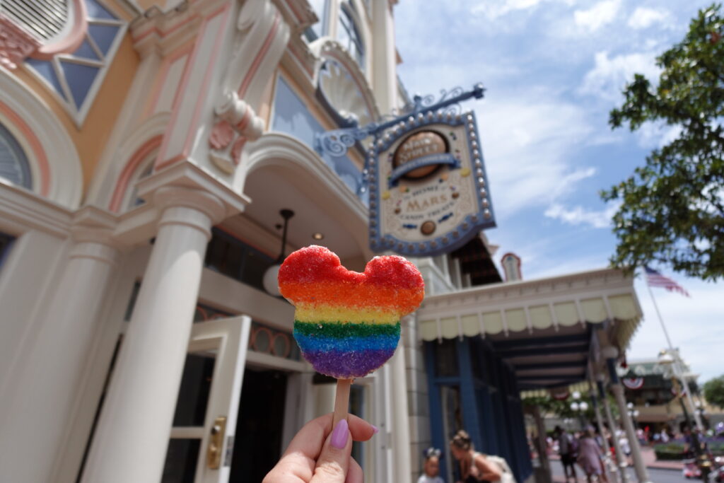 Disney Pride Mickey Rice Krispie Treat