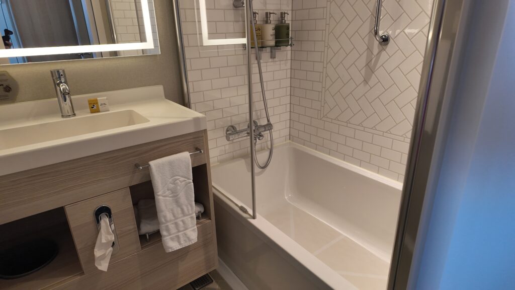 Disney-Treasure-Verandah-Stateroom-Shower-Bathroom