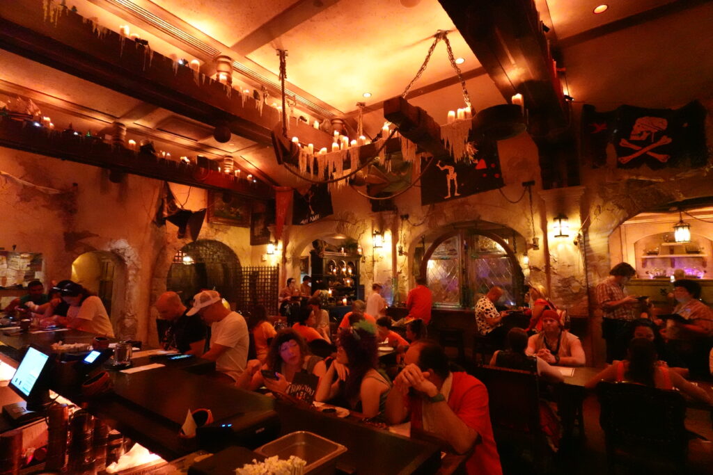 Beak and Barrel interior, The Mess room with candlelit anchor